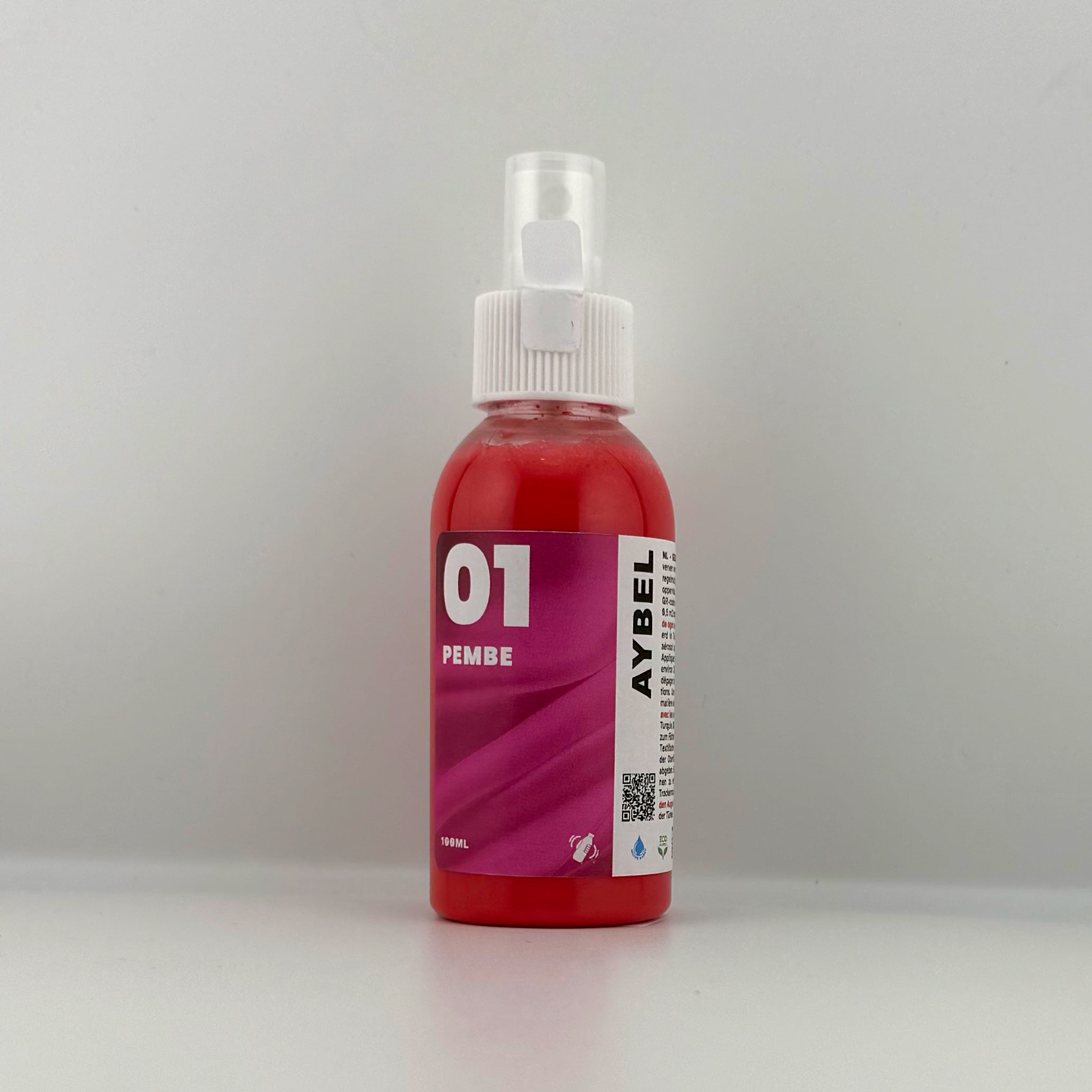 Pink tekstilfarvespray