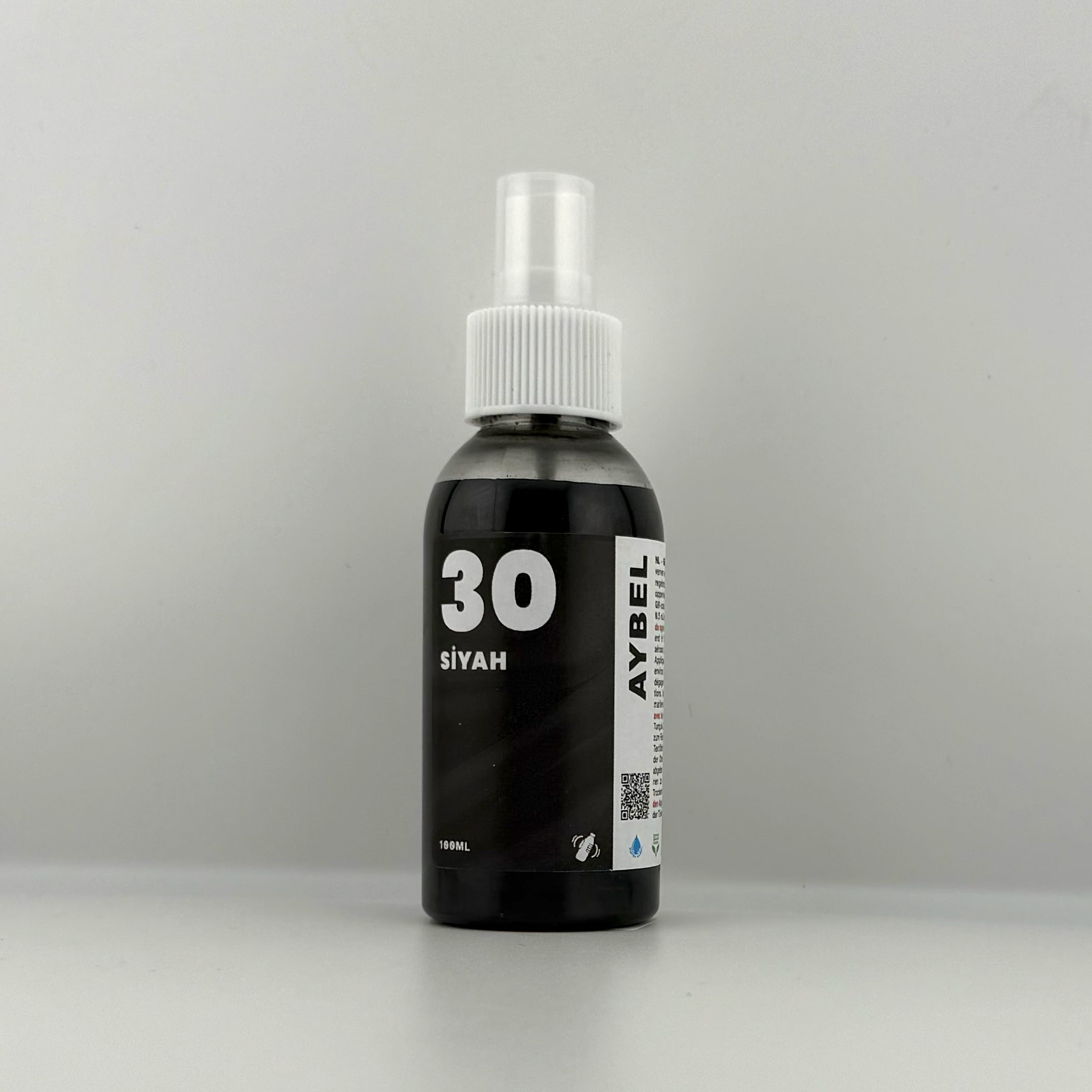 Zwarte textielverfspray