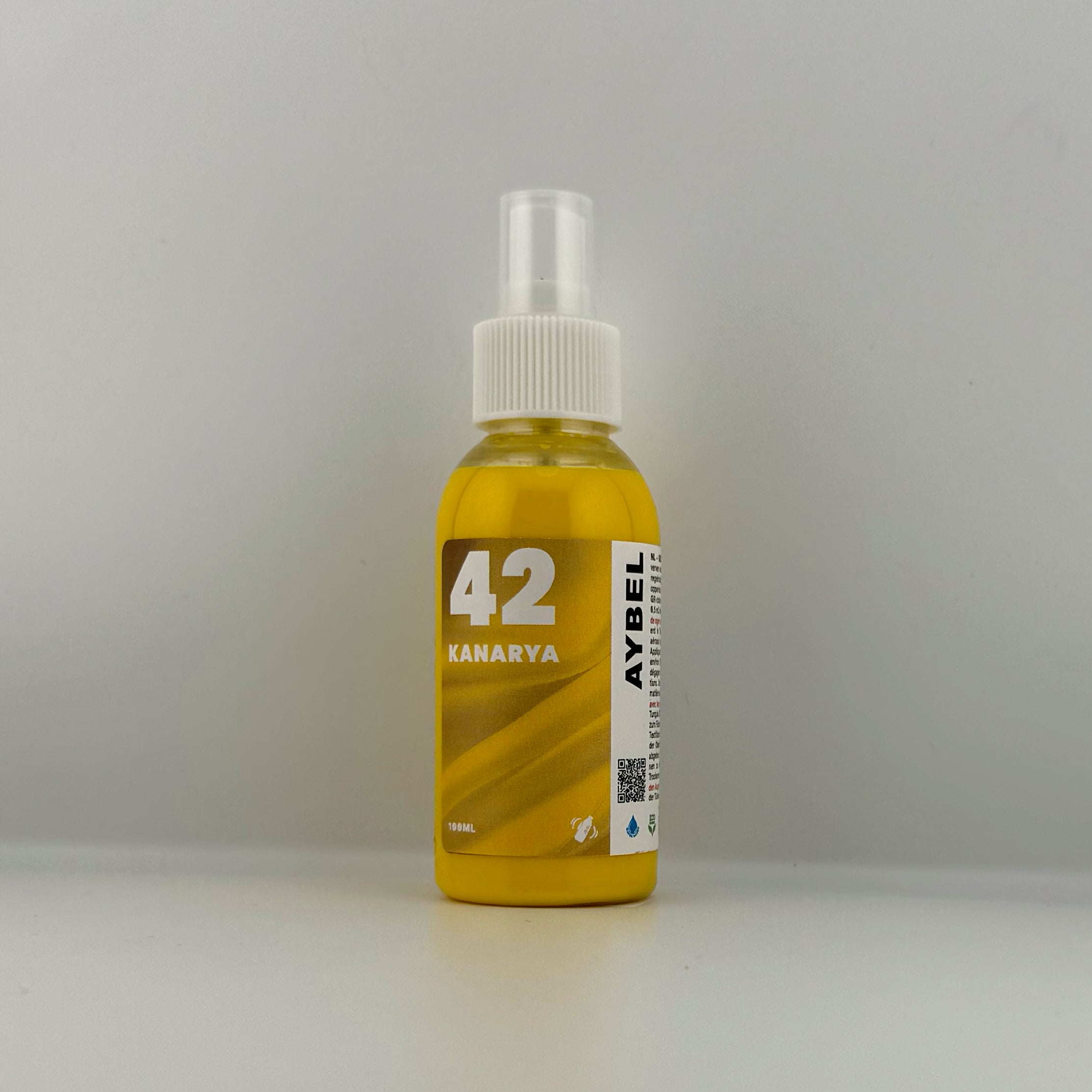 Kanariengelbes Textilfarbspray