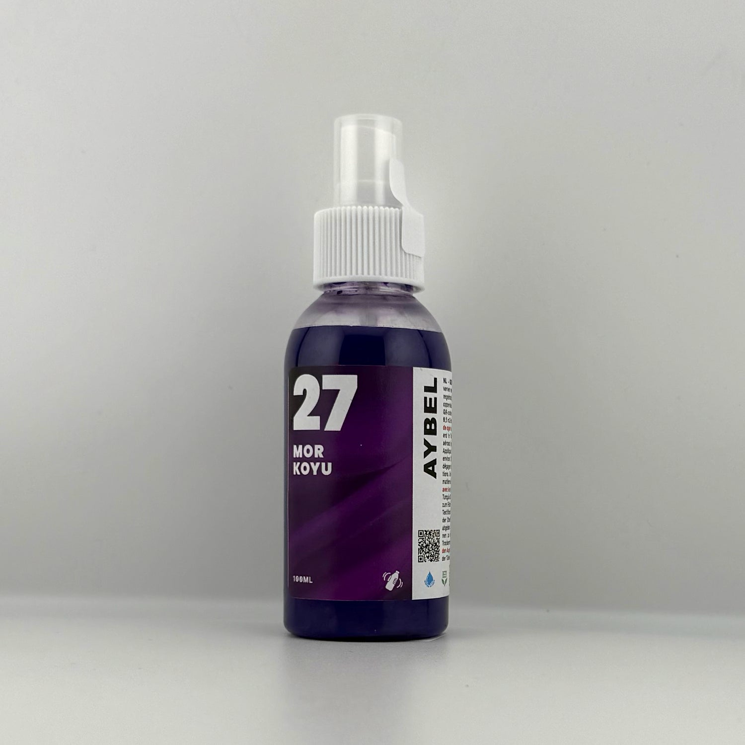 Mörklila textilfärgspray