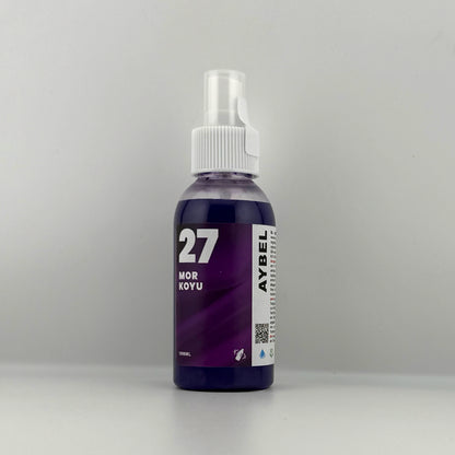 Mörklila textilfärgspray