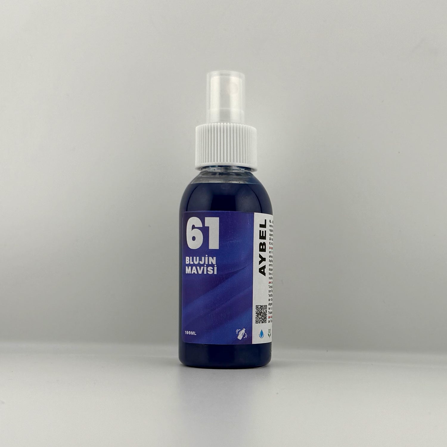 Spray de tinta para tecido azul marinho