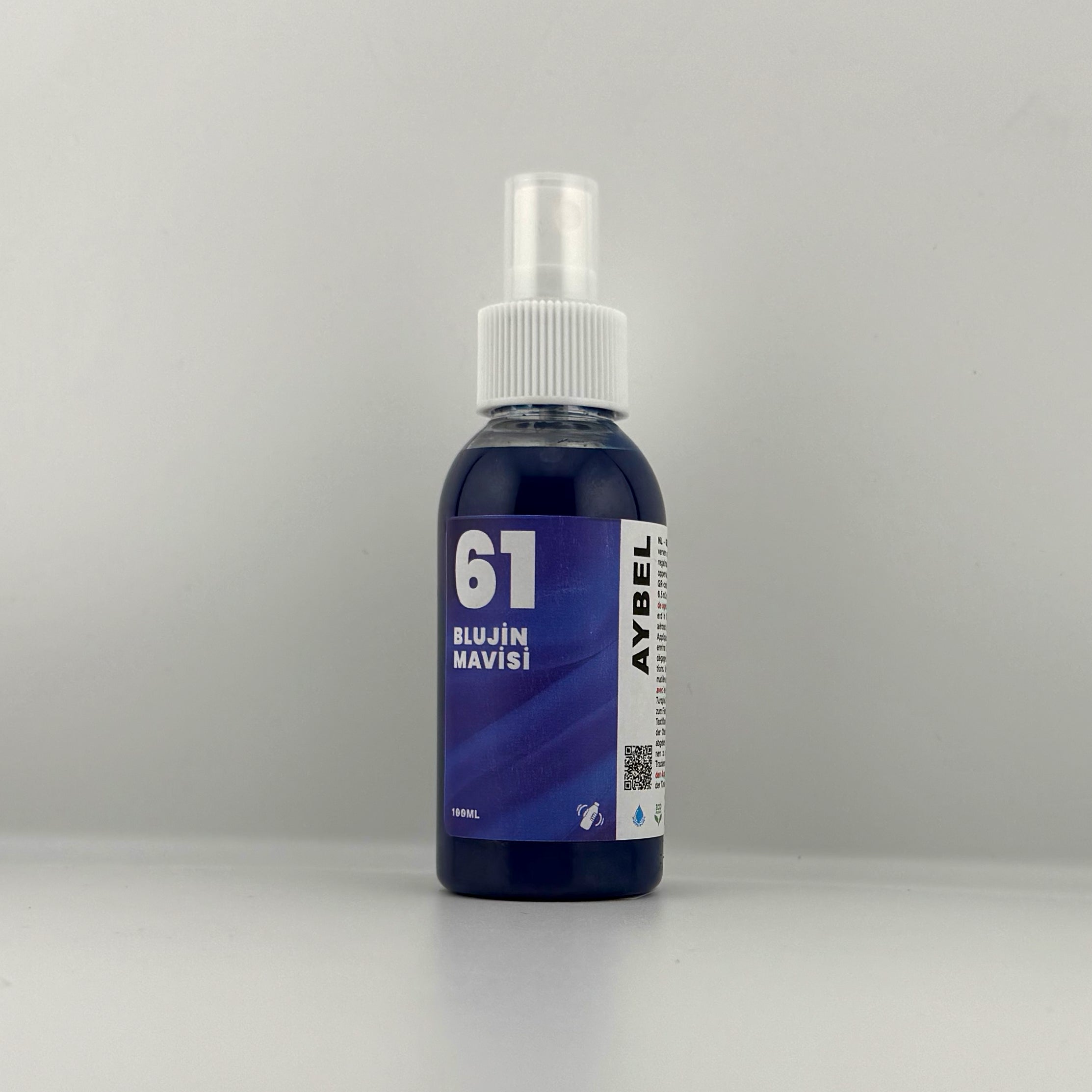 Spray de tinta para tecido azul marinho